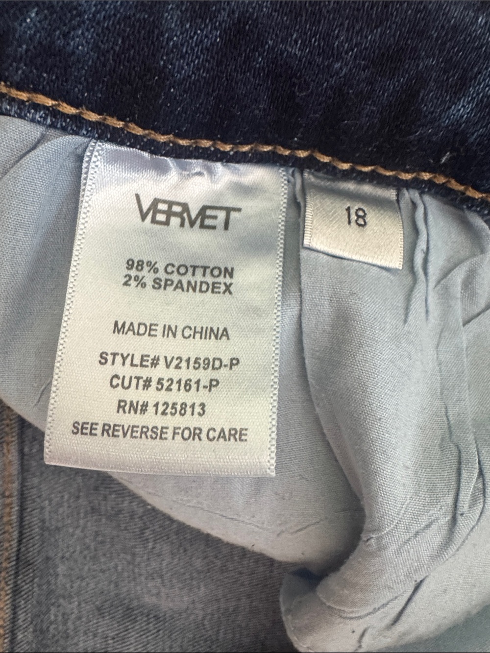 Women's Dark Indigo Cropped Slim Jeans - Picture 3 of 4